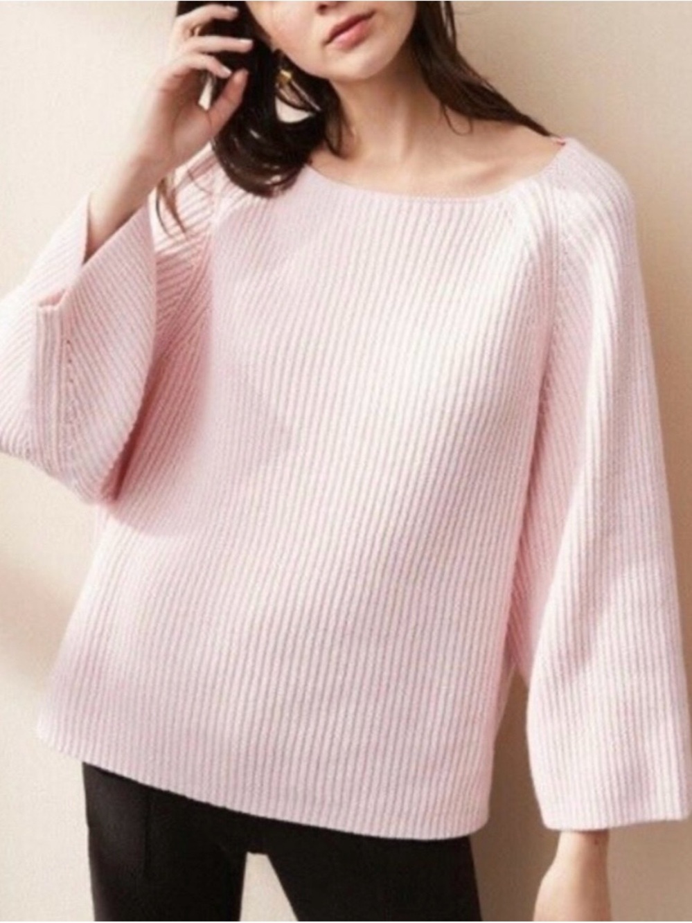 Lou & Grey Oversized Ribbed Sweater XS